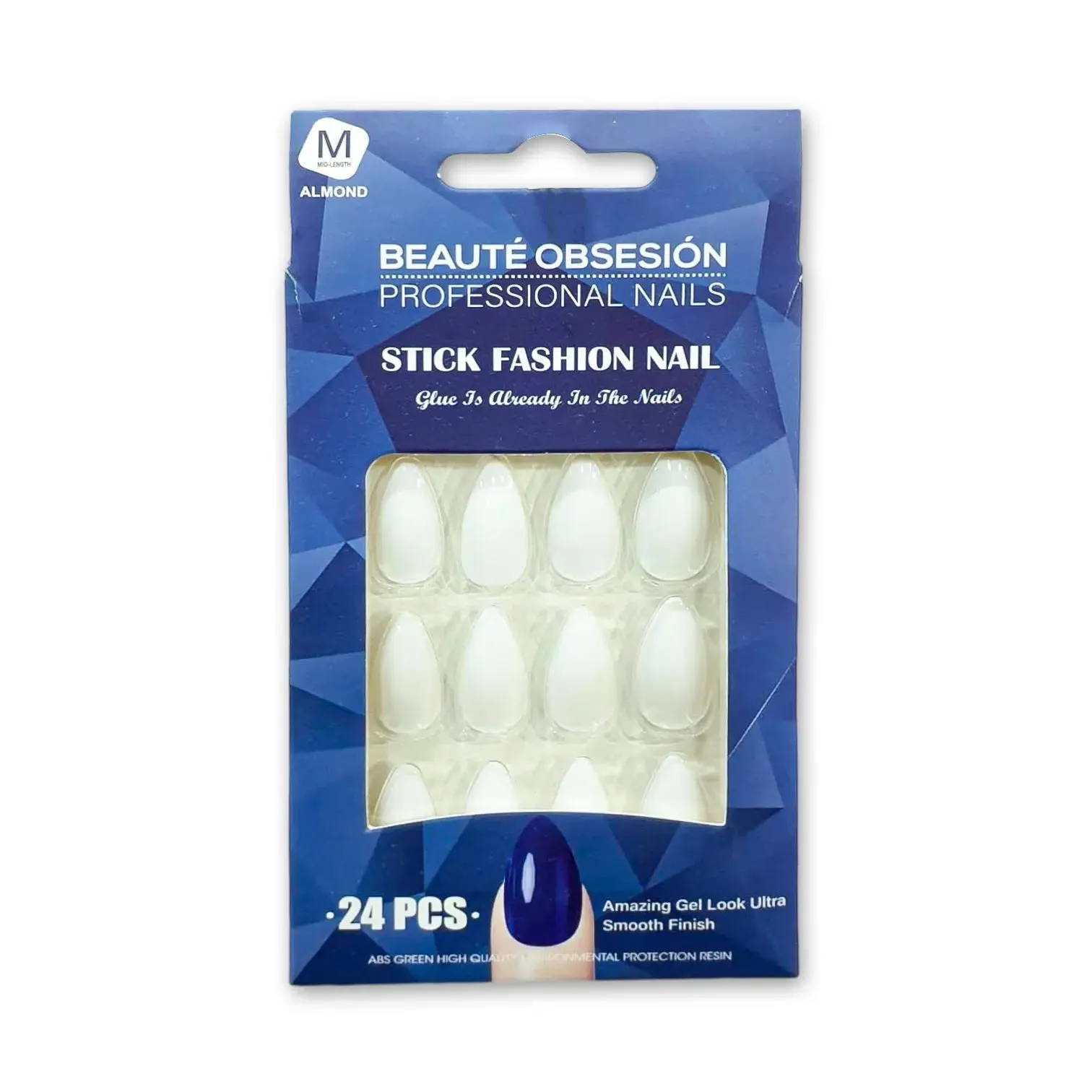 Almond Beaute Obsession Stick Fashion 24 Nails