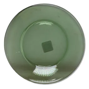 Anchor Hocking Pale Green Glass 10" Dinner Plate 88819 New w/ label USA