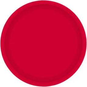 Apple Red Paper Lunch Plates - FSC