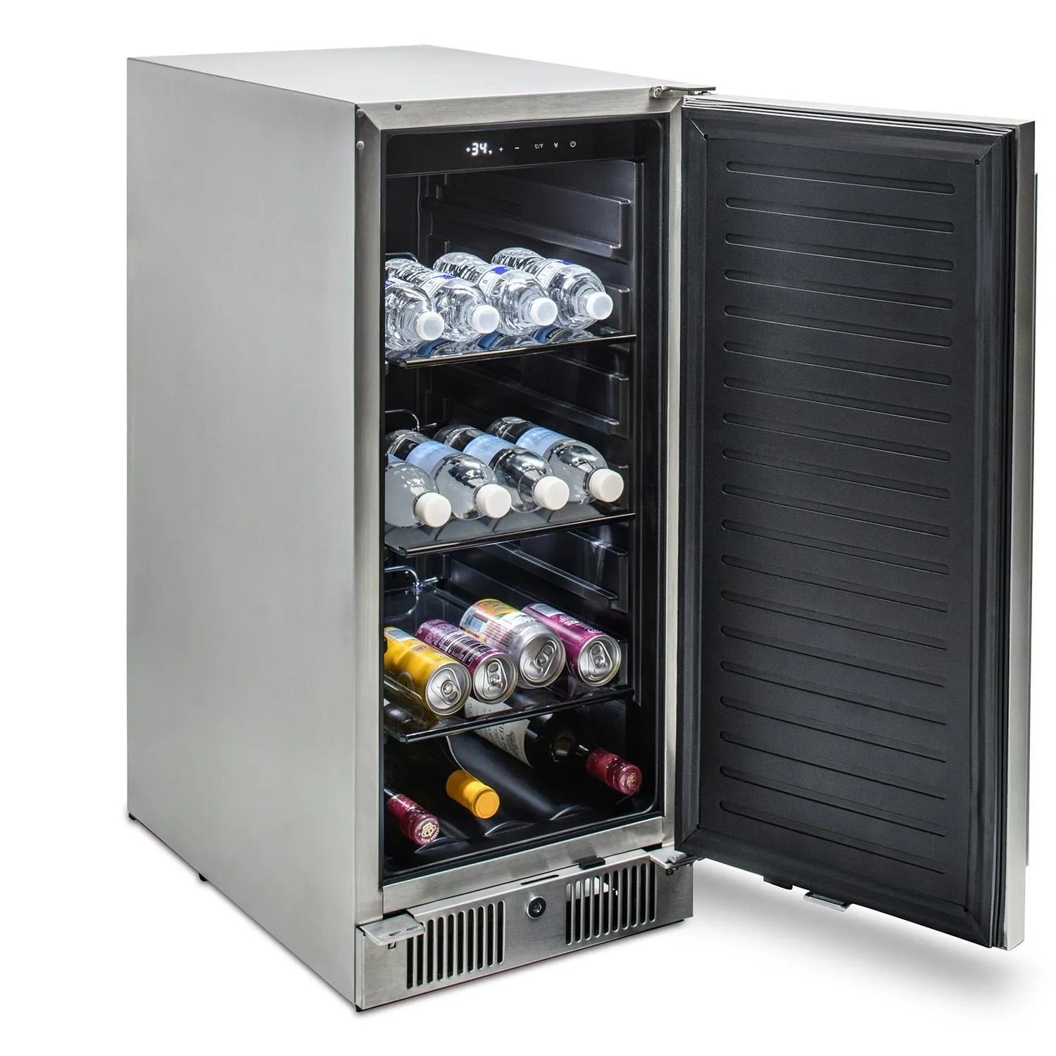 Blaze 15-Inch 3.2 Cu. Ft. Outdoor Rated Compact Refrigerator (BLZ-SSRF-15)