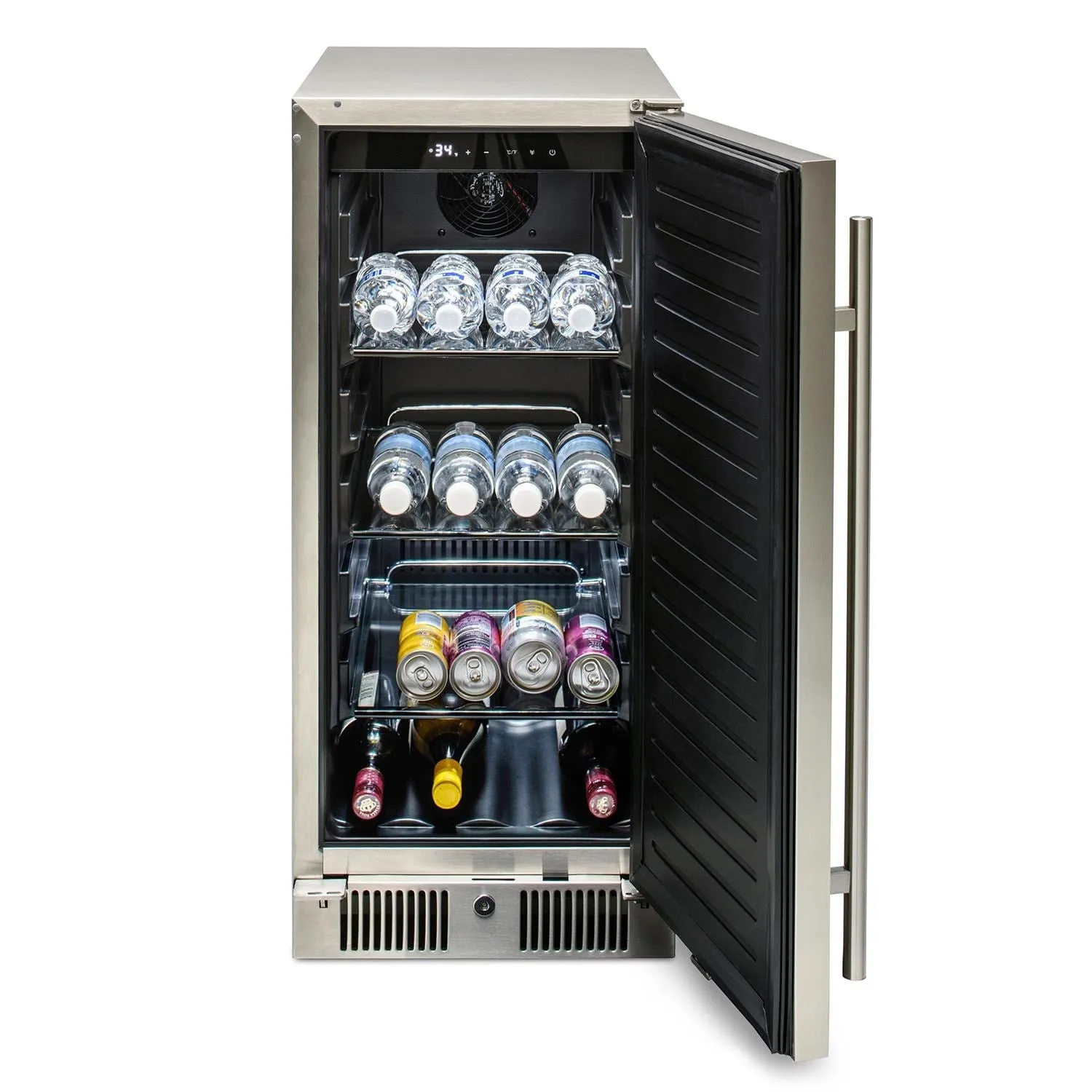 Blaze 15-Inch 3.2 Cu. Ft. Outdoor Rated Compact Refrigerator (BLZ-SSRF-15)