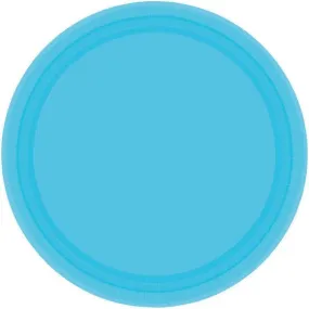 Caribbean Blue Paper Lunch Plates