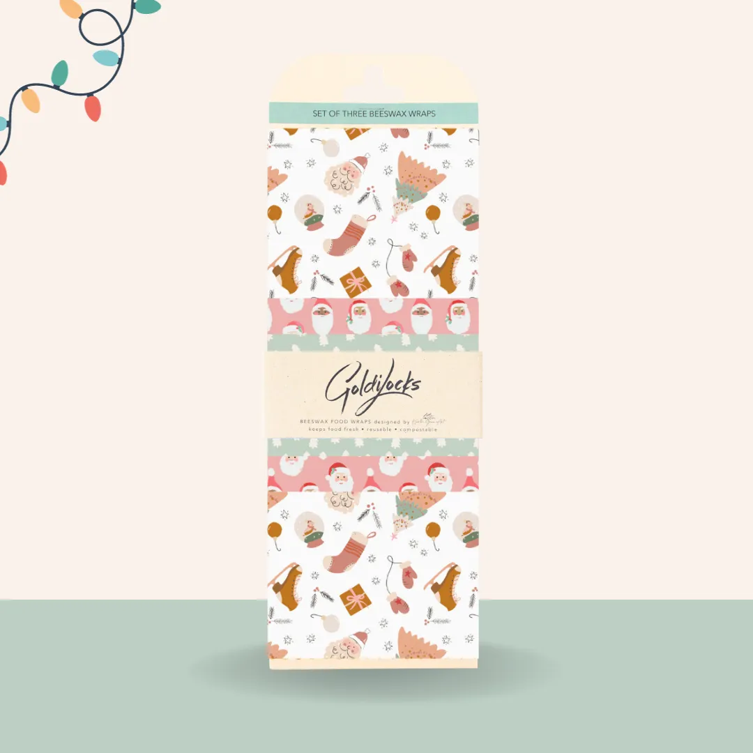 Christmas Medley Beeswax Food Wraps