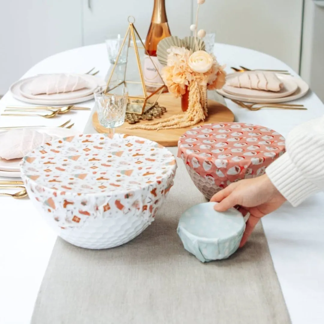 Christmas Medley Beeswax Food Wraps