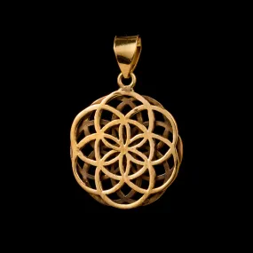 Double Seed of Life Pendant Small