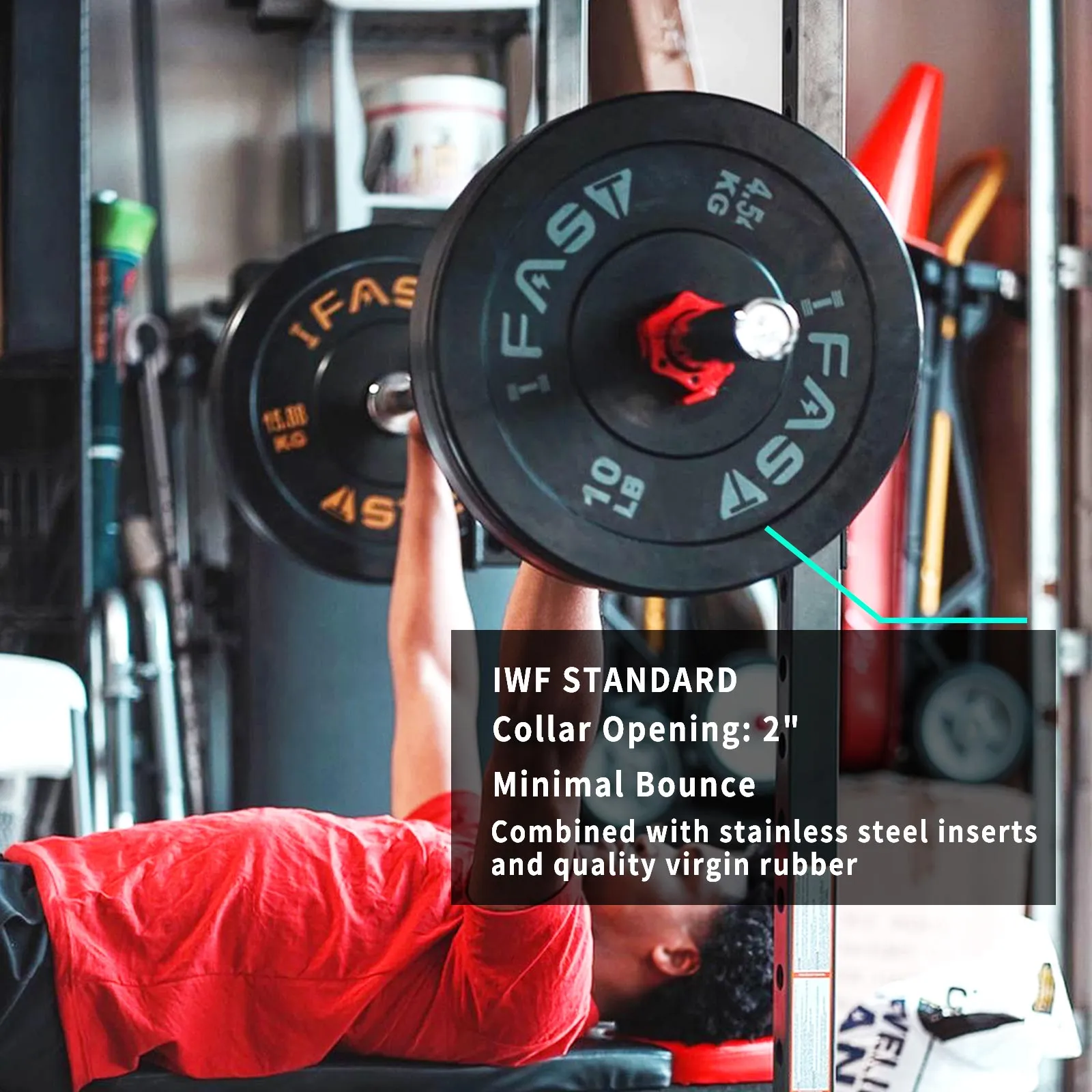 IFAST Olympic Bumper Weight Plates