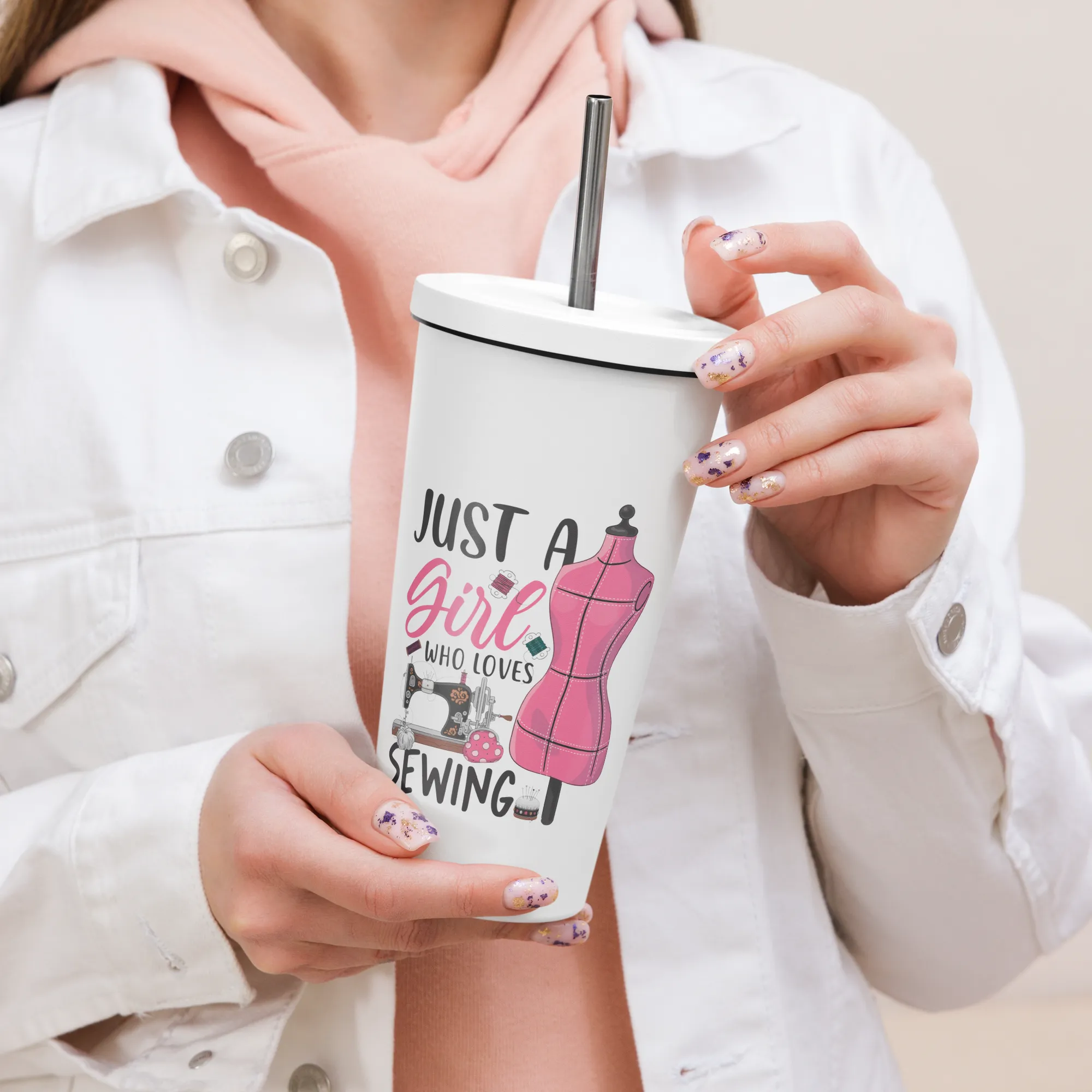 Just a Girl 20 oz Tumbler