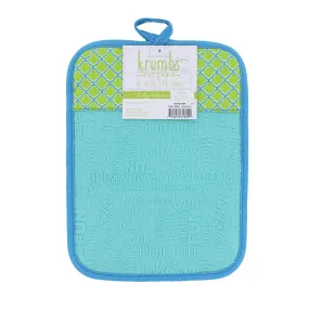 Krumbs Kitchen Designer Collection Silicone Pot Holder, Imperial