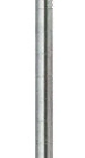 Metro 54UHPS Stainless Steel HD Super&trade; Stem Caster Post, 56"