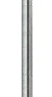Metro 63UHPS Stainless Steel HD Super&trade; Stem Caster Post, 63"