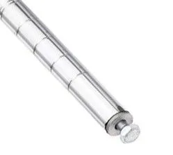 Metro 74HPS Stationary Stainless Steel HD Super&trade; Post, 74"