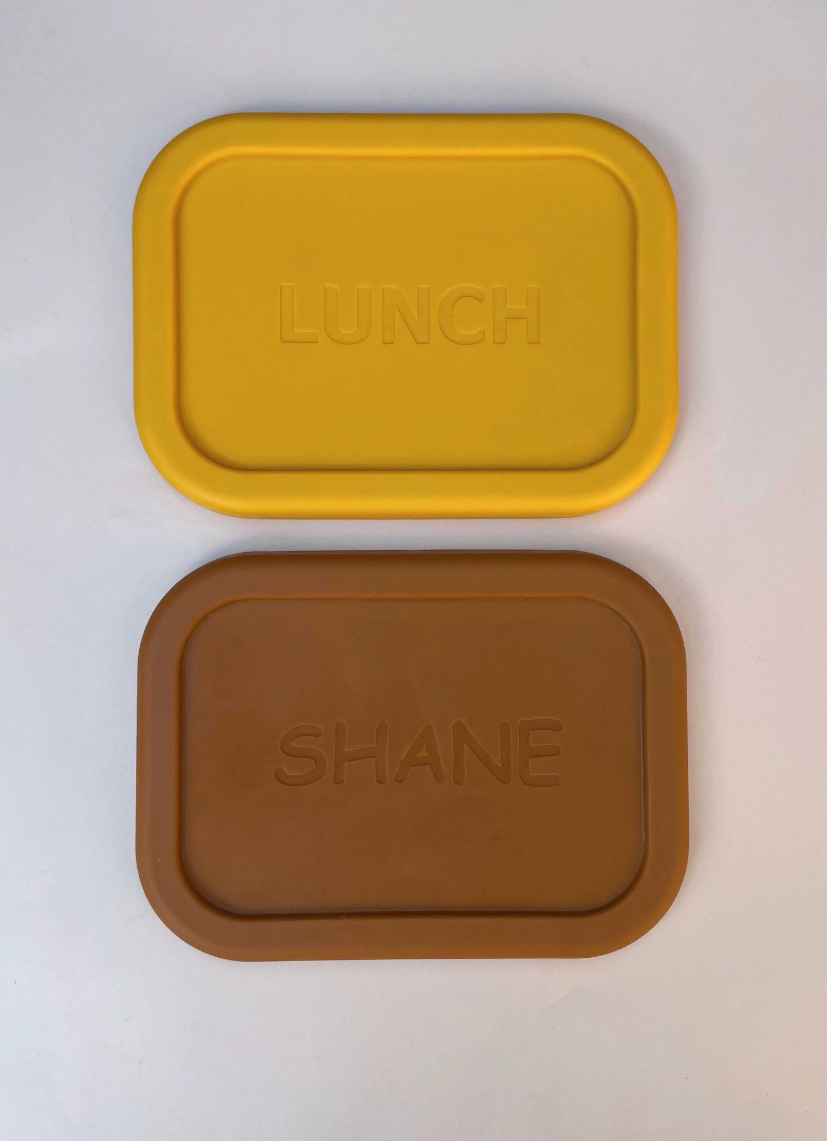 Nude Rectangle Silicone Container