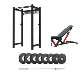 P3 Power Rack, Bench, Barbell and Weights Packages