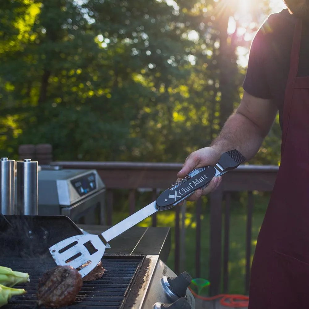 Personalized Laser Engraved 5-in-1 BBQ Tool
