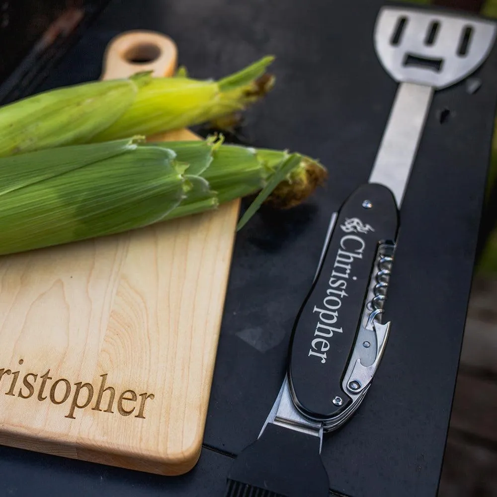 Personalized Laser Engraved 5-in-1 BBQ Tool