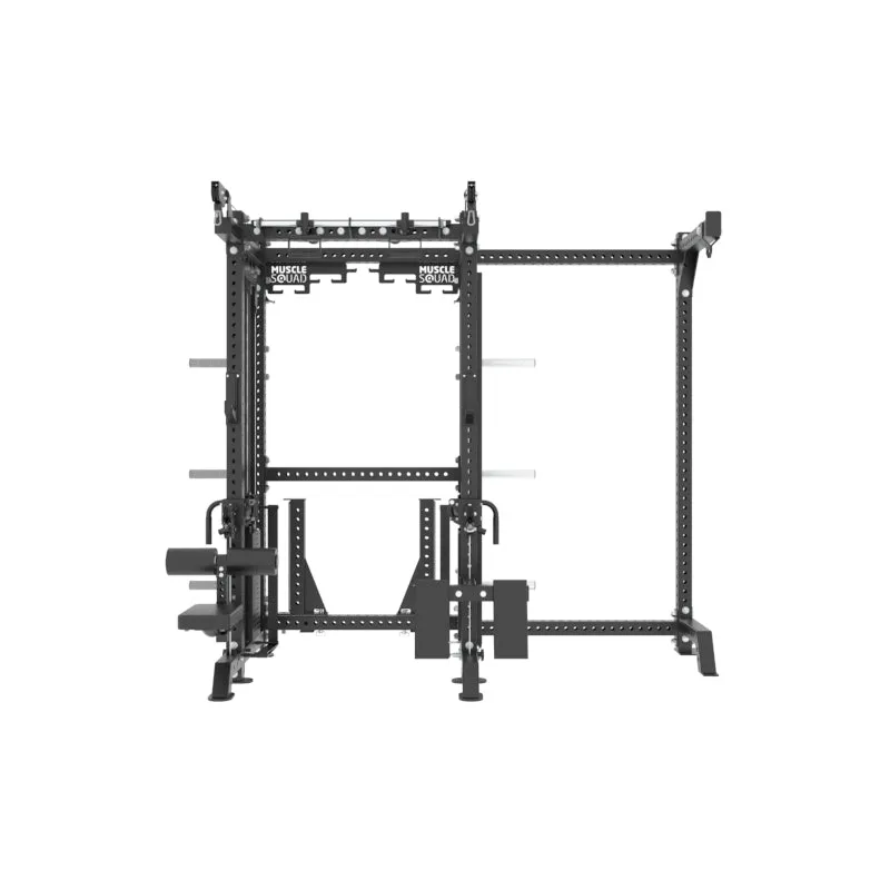 Phase 4 Cable Equipped Multi Functional Squat Rack with Boxing Hook Attachment