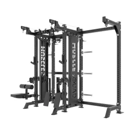 Phase 4 Cable Equipped Multi Functional Squat Rack with Boxing Hook Attachment