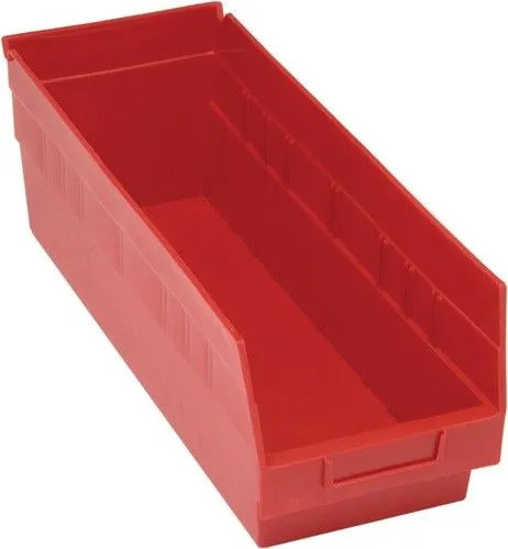 Quantum QSB204 Store-More Shelf Bins, 6.63" x 17.88" x 6"