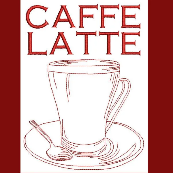 Redwork The Perfect Cup