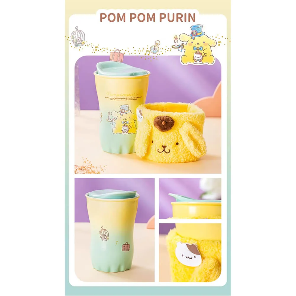 Sanrio Ceramic Mug With Plush Cup Sleeve
