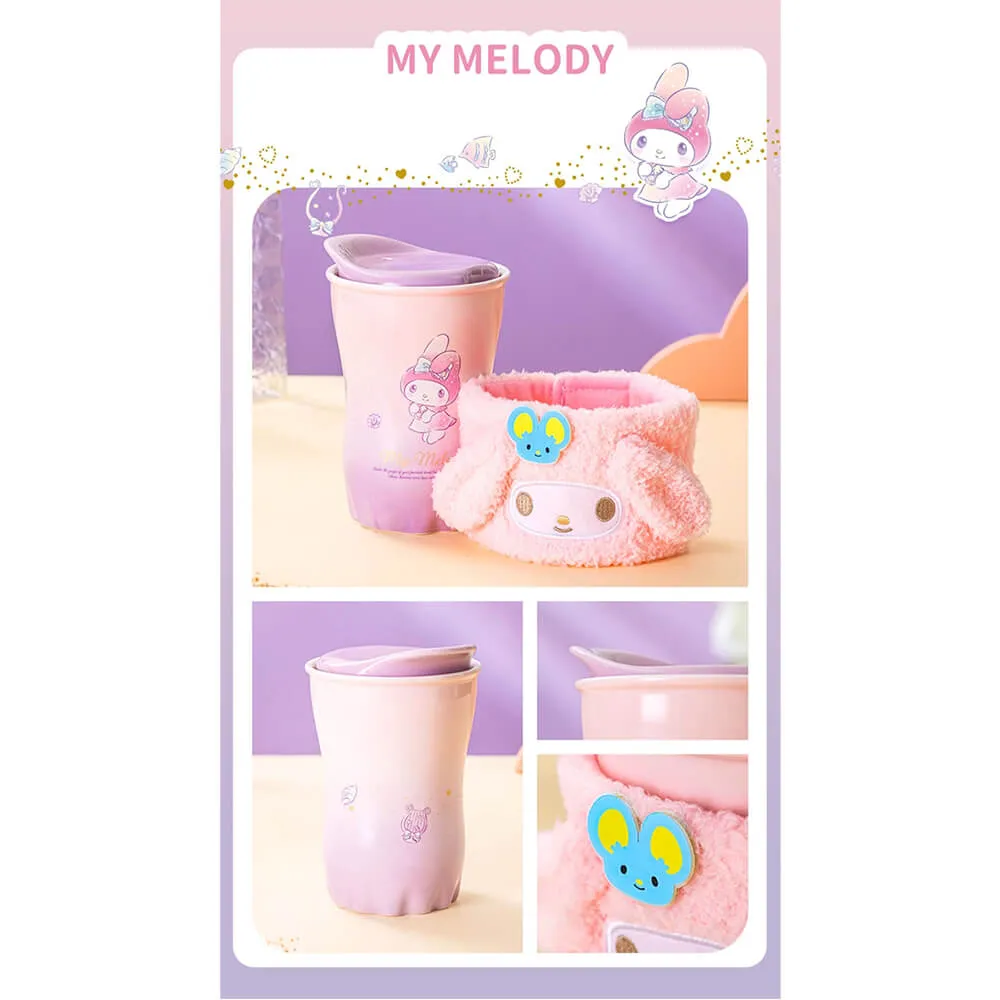 Sanrio Ceramic Mug With Plush Cup Sleeve