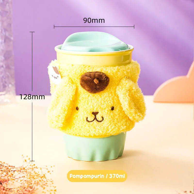 Sanrio Ceramic Mug With Plush Cup Sleeve