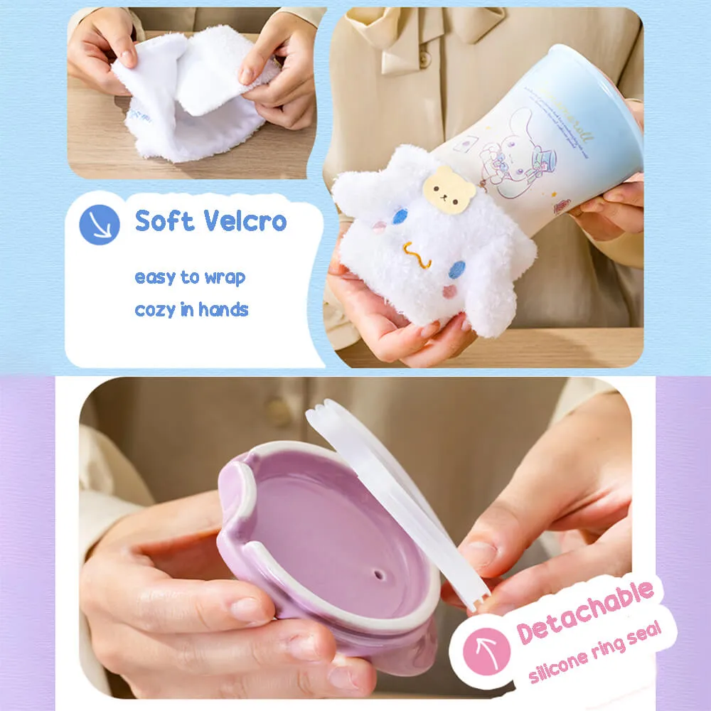 Sanrio Ceramic Mug With Plush Cup Sleeve