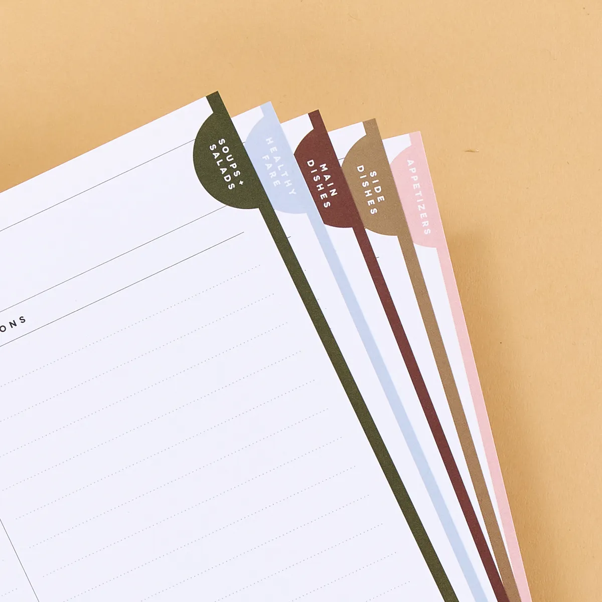 Savory Food - Classic Recipe Journal - 80 Sheets