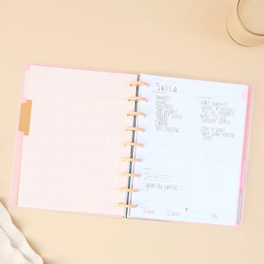 Savory Food - Classic Recipe Journal - 80 Sheets