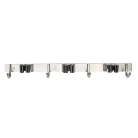 SellSense Mop and Broom Holder Wall Mount, 16" Fastening Locations, Kitchen, Garage, Garden Tool Organizer. The Best Heavy Duty Storage Organizer.