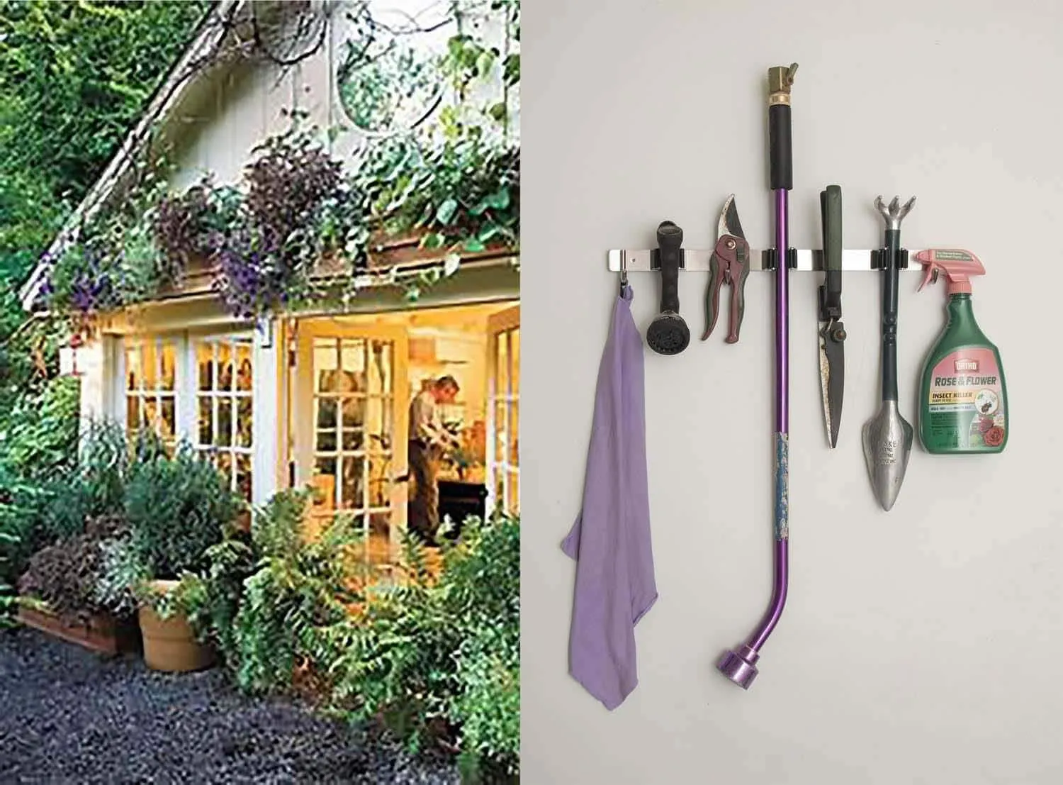 SellSense Mop and Broom Holder Wall Mount, 16" Fastening Locations, Kitchen, Garage, Garden Tool Organizer. The Best Heavy Duty Storage Organizer.