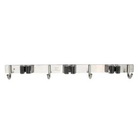 SellSense Mop and Broom Holder Wall Mount, 16" Fastening Locations, Kitchen, Garage, Garden Tool Organizer. The Best Heavy Duty Storage Organizer.