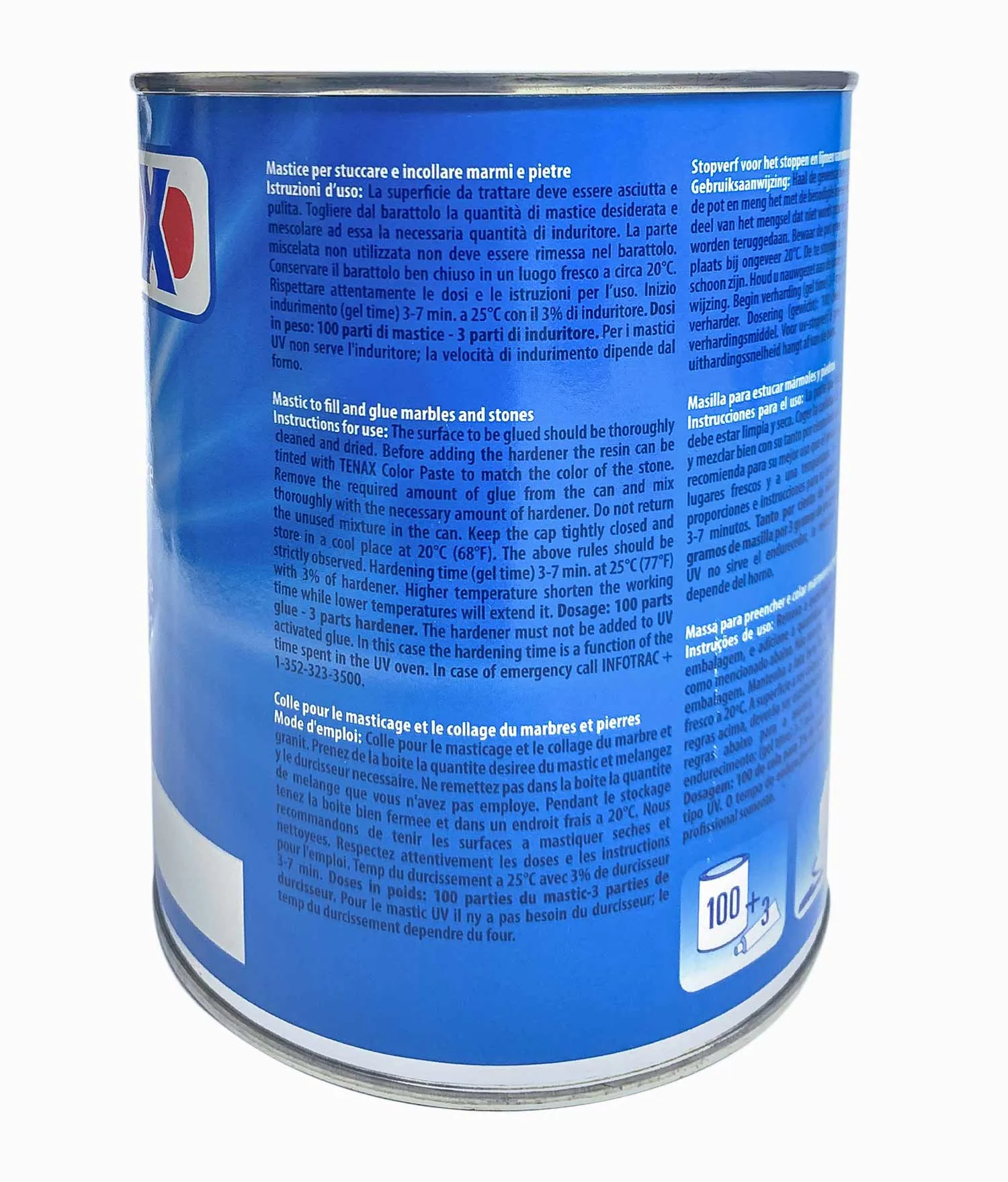 Tenax Solido Glue - 1 LITRE (Includes Hardener)