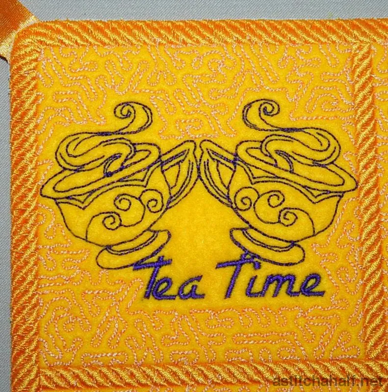 Trapunto Tea with Mum