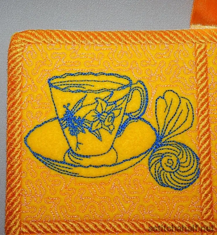 Trapunto Tea with Mum