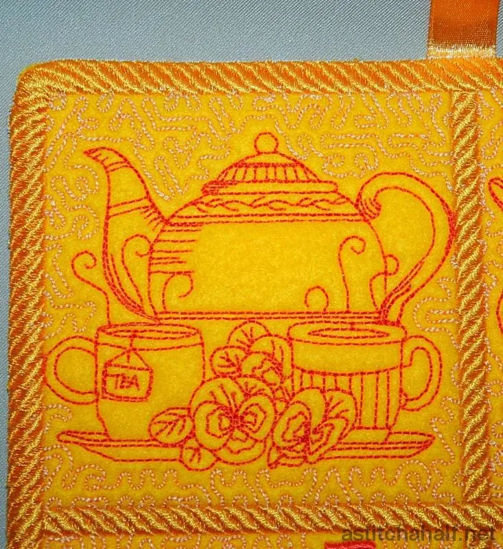 Trapunto Tea with Mum