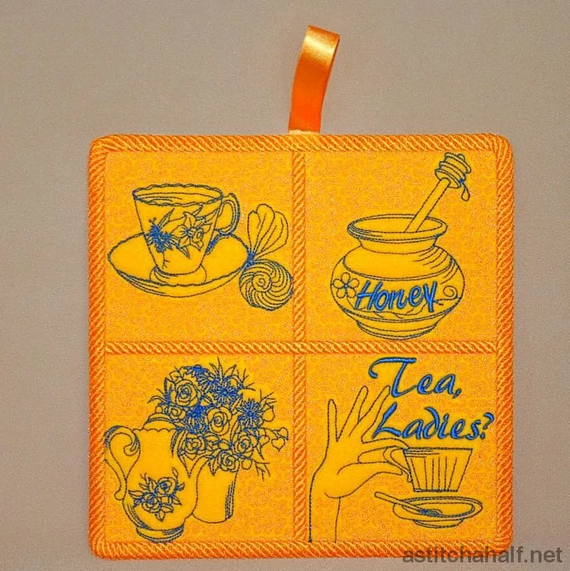 Trapunto Tea with Mum
