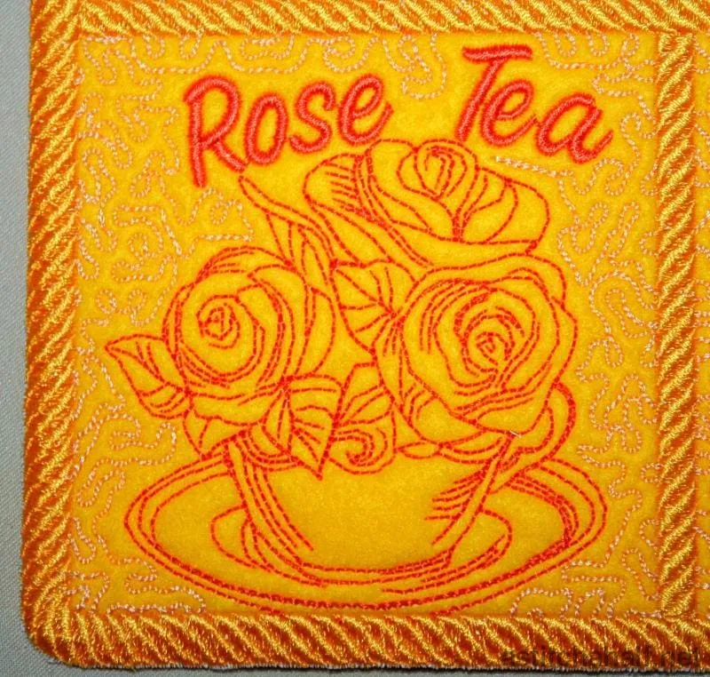 Trapunto Tea with Mum