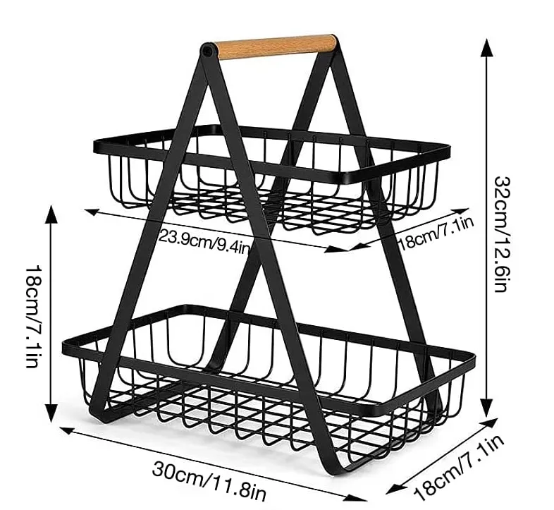 Vegetable and Fruit Basket - Fine Living