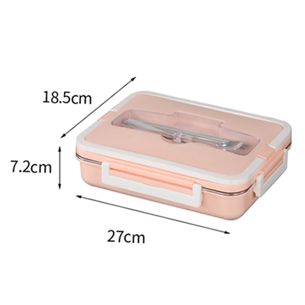 Wheat Stainless Steel Lunch Box with Cutlery Set